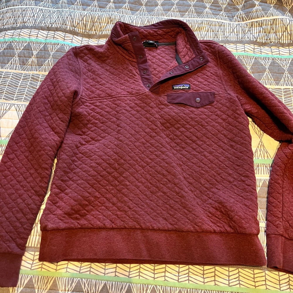 Patagonia quilted sweater